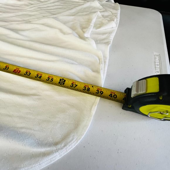 Miss Elaine Classics Nightgown Med Light Mint Knit Short Sleeve Lace Embroidered - Picture 12 of 14